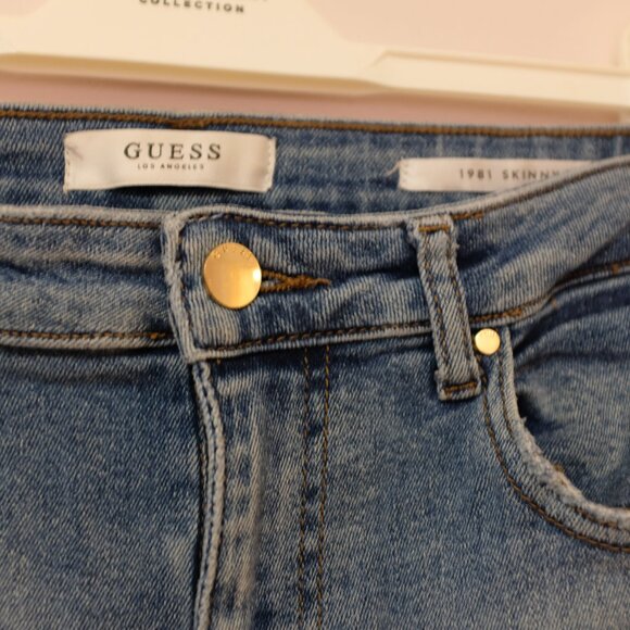 GUESS 1981 Skinny Ripped Jeans - Picture 2 of 4